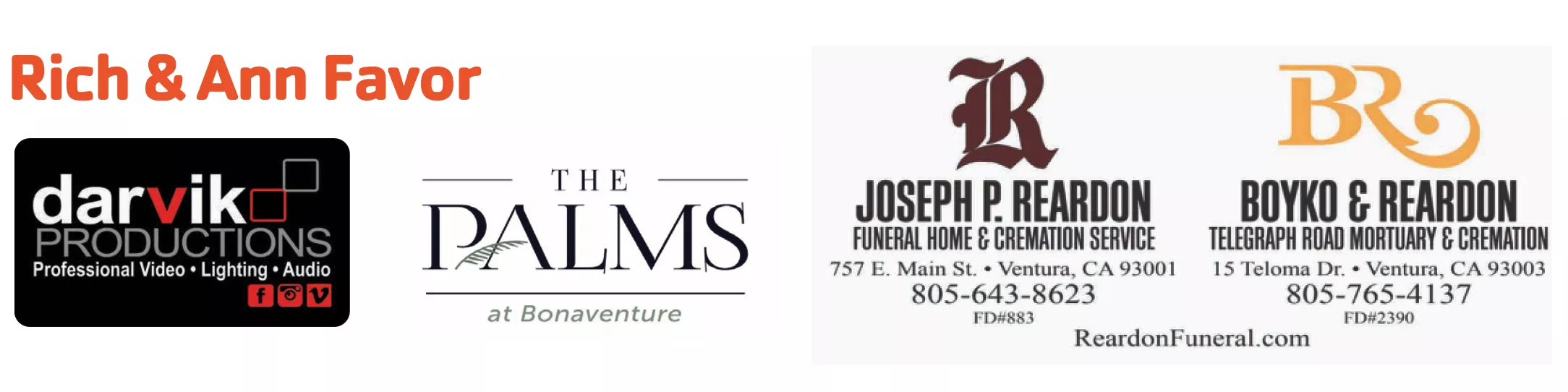 Prayer Breakfast Sponsors 2025