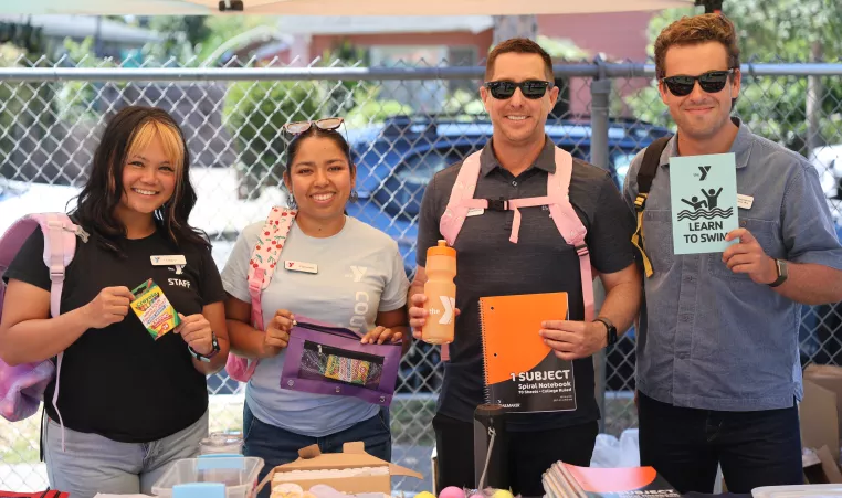 Montecito YMCA at Adelante school supply event