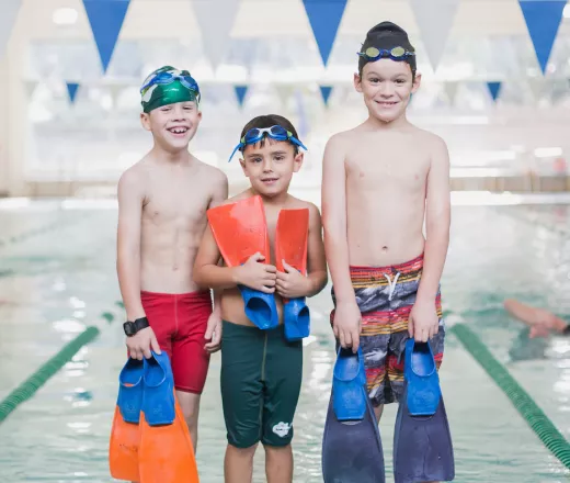 Swimming at the Channel Islands YMCA